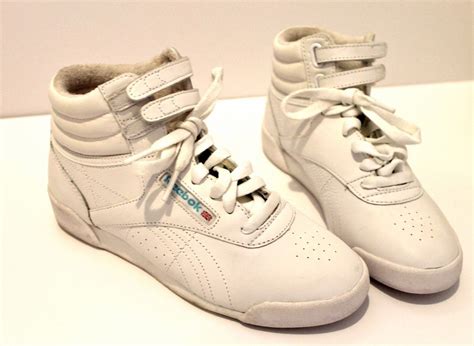 old high top sneakers.